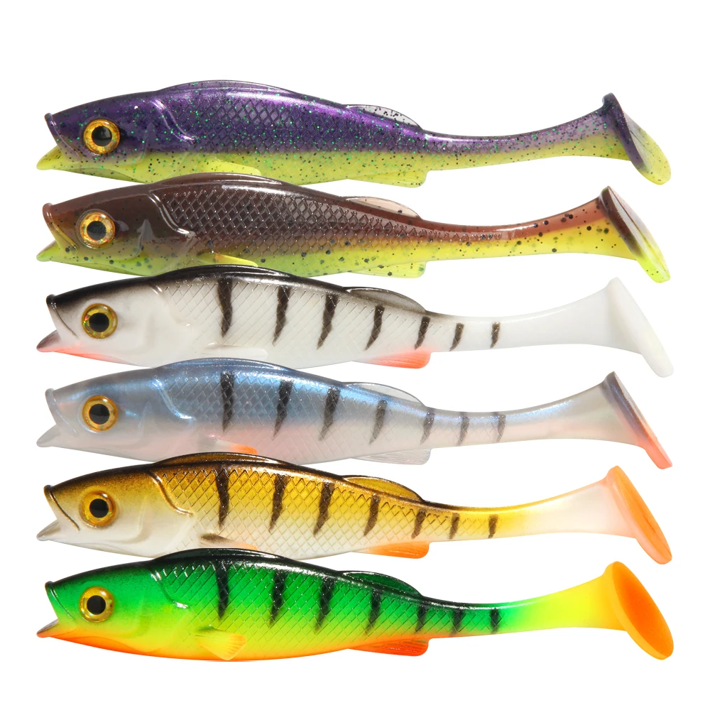 Spinpoler Soft Swimbait Shad Bait Vigour Barsch 7cm 11cm 14cm UV Angelköder Paddel Schwanz Salzwasser Meer Hecht Forelle Leurre Souple