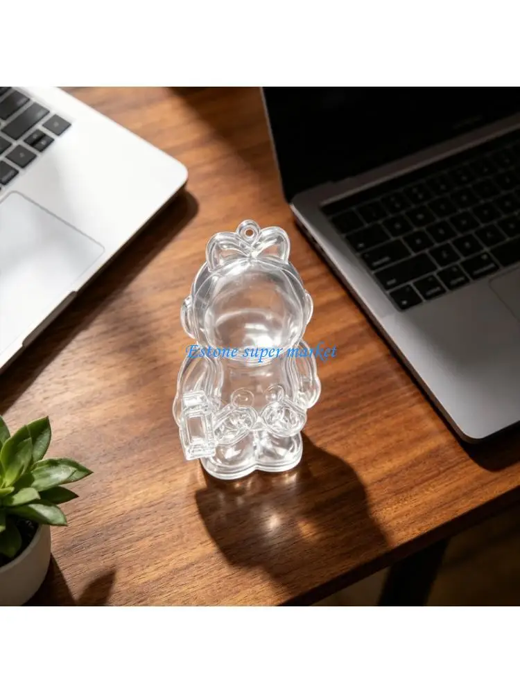 090B 4th Gen Transparent Display Case For Collectible Doll With Removable Mask Design And Hanging Hook for Daily Carrying