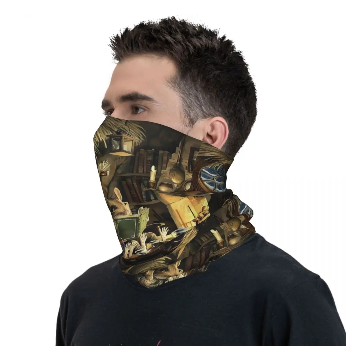 Mole Scarf Neckerchief Neck Face Mask Polyester