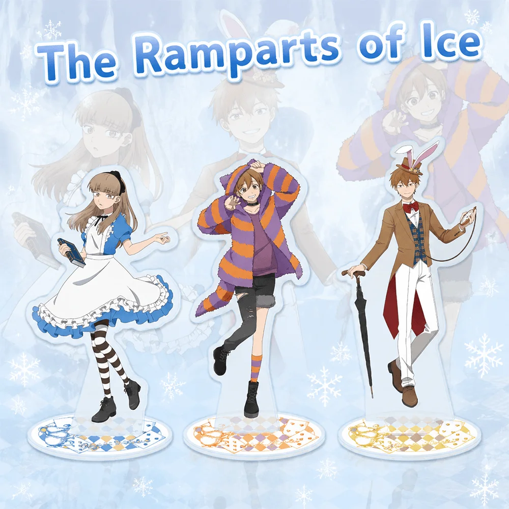 The Ramparts of Ice Koyuki Hikawa 15cm Acrylic Stand Keychain Alice Dress Holding Book Ver Tabletop Decor Desk Ornament Gift