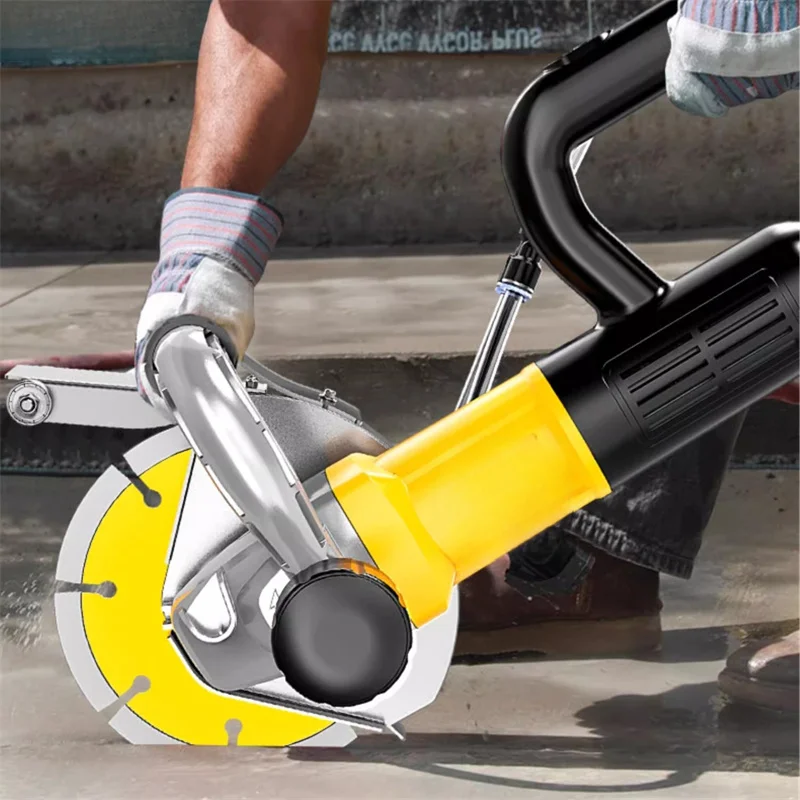 Water And Electricity Installation Cutting Depth Brushless Slotting Machine Specifically Designed Concrete And Stone Cutting