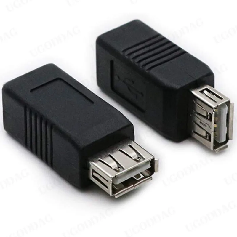 USB 2.0 AF/BF Plug Type A Female to Type B Female Adapter Connector Converter For Laptop Computer Hard Drive Printer Camera