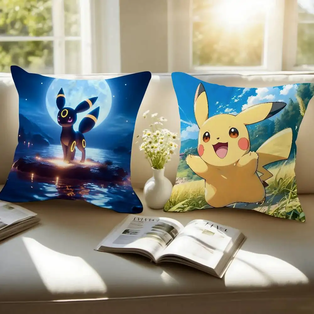 Pokemon Arcanine Anime Plush Pillow Cover Soft Short Plush Cushion Cover For Sofa Bedroom Home Decor Gift Decoration - view 5
