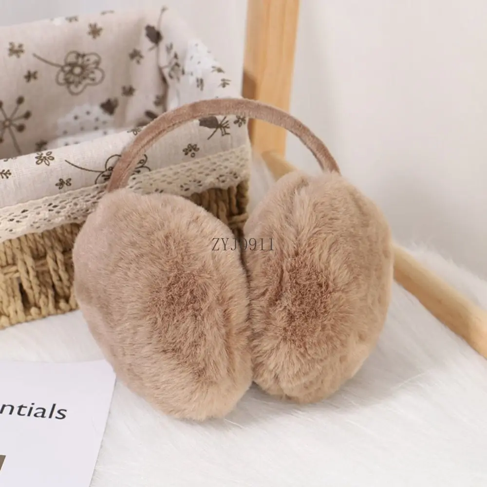 Winter Warm Ear Muffs Fluffy Cosy Plush Thicken Warm Earmuffs Soft Casual Ear Protection Ear Muffs For Aldult Kids High Quality