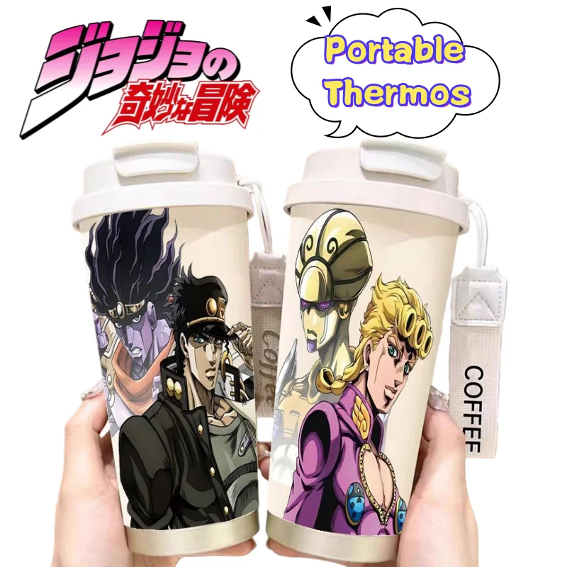 

JoJo's Bizarre Adventure Dio Brando Yoshikage Kira High Color Creative Large Capacity Stainless Steel Student Drinking Water Mug