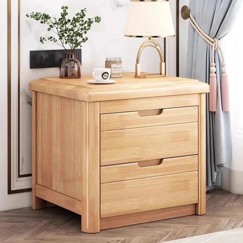 

Wood Bedroom Nightstand Nordic Bedside Storage Space Saving Nightstands Home Simple Mesitas De Noche Garden Furniture Sets