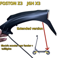 Foston Z3 Electric Scooter Rear Fender Extended Version with Taillight Ebike Mudguard