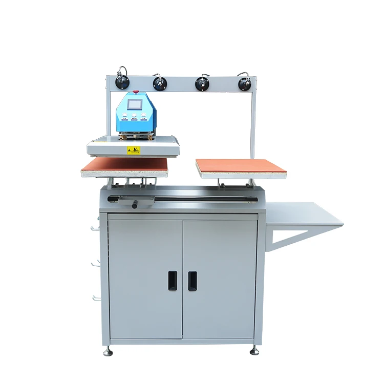 المبيعات الساخنة الصحافة الحرارة 40x60 محطة مزدوجة الصحافة الحرارة آلة الضغط الحراري الكهربائية لطباعة التي شيرت