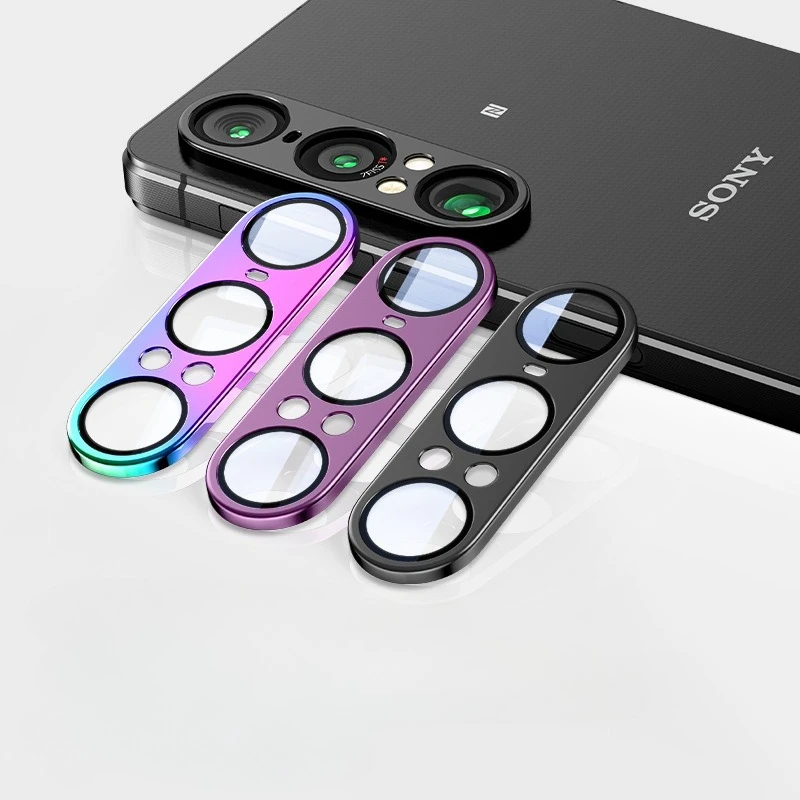 

For Sony Xperia 1 VII Camera Lens Protector Cover Case Back Tempered Glass for SONY Xperia1VII 1VII Lens Protective Ring Film