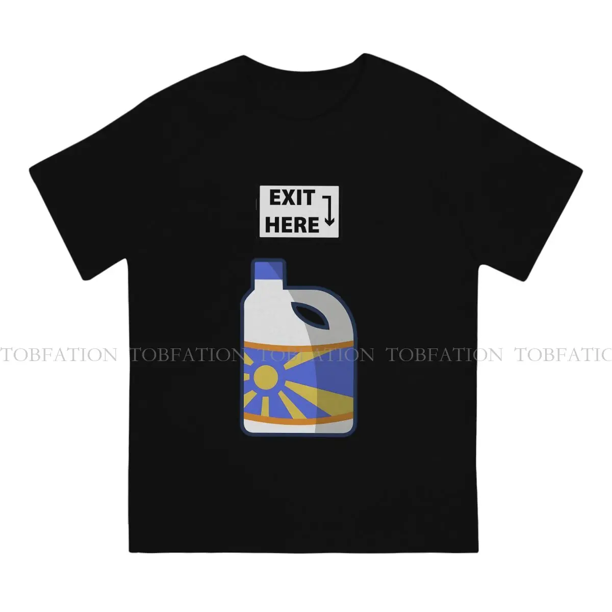 Project Zomboid Game 100% Cotton TShirts Exit Here Print Homme T Shirt New Trend Clothing 6XL