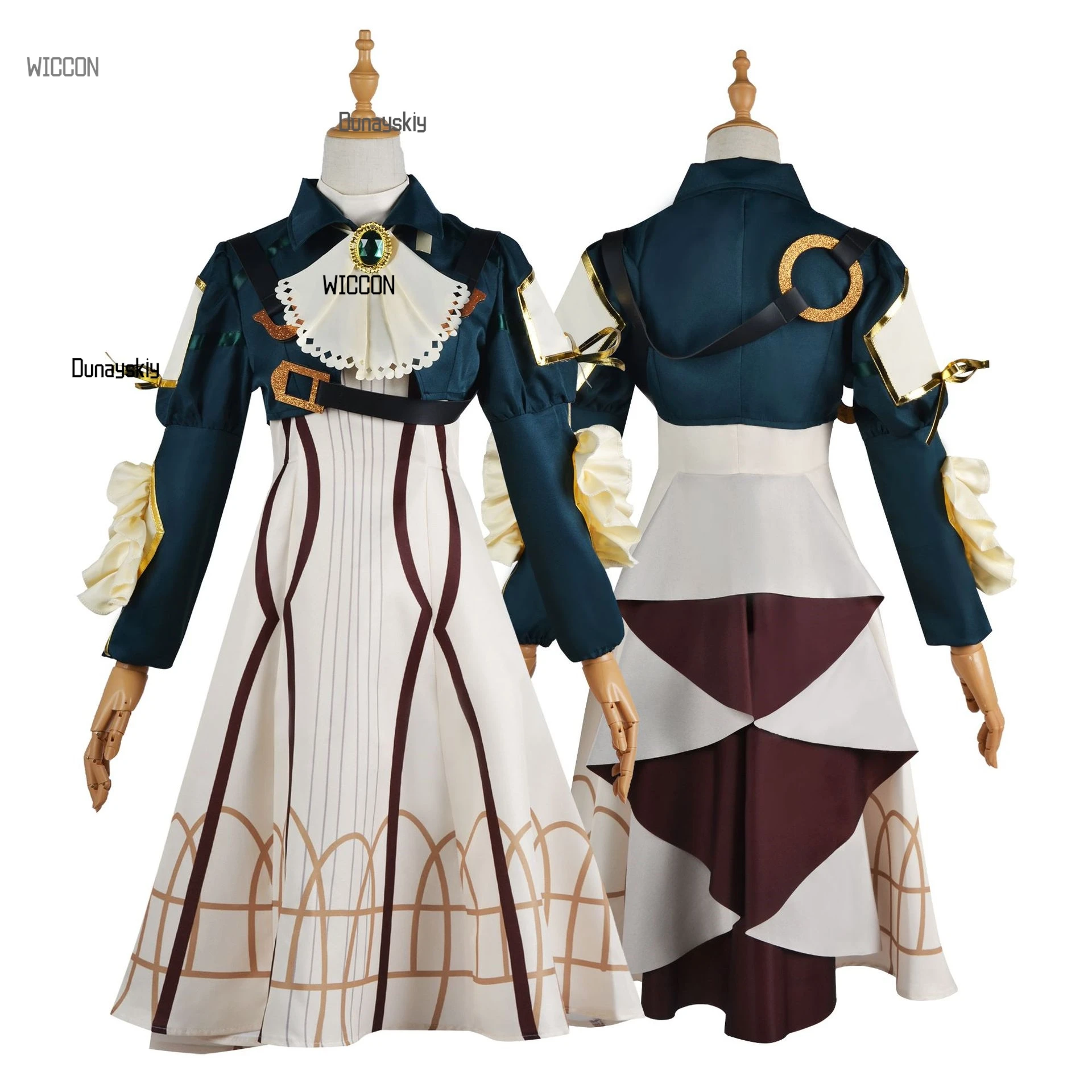Violet Evergarden COS Costume Violet Cosplay Anime Outfit Role Play for Adult Women Cos Dress Halloween Costumes  customied
