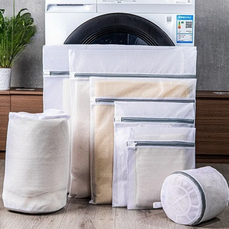 

Мешок для стирки одежды Полиэстер Толстое нижнее белье Носки Специальный мешок для стирки в стиральной машине Антидеформационный сетчатый мешок для стирки обуви