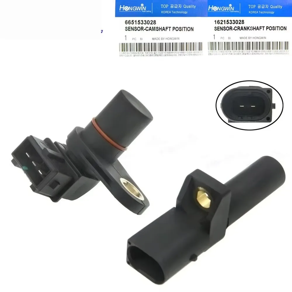 

Juego para Rexton Actyon Stavic Kyron D20DT D27DT 2003 - 2011 2011 2012 árbol levas y Sensor posición l cigüeñal 6651533028 16