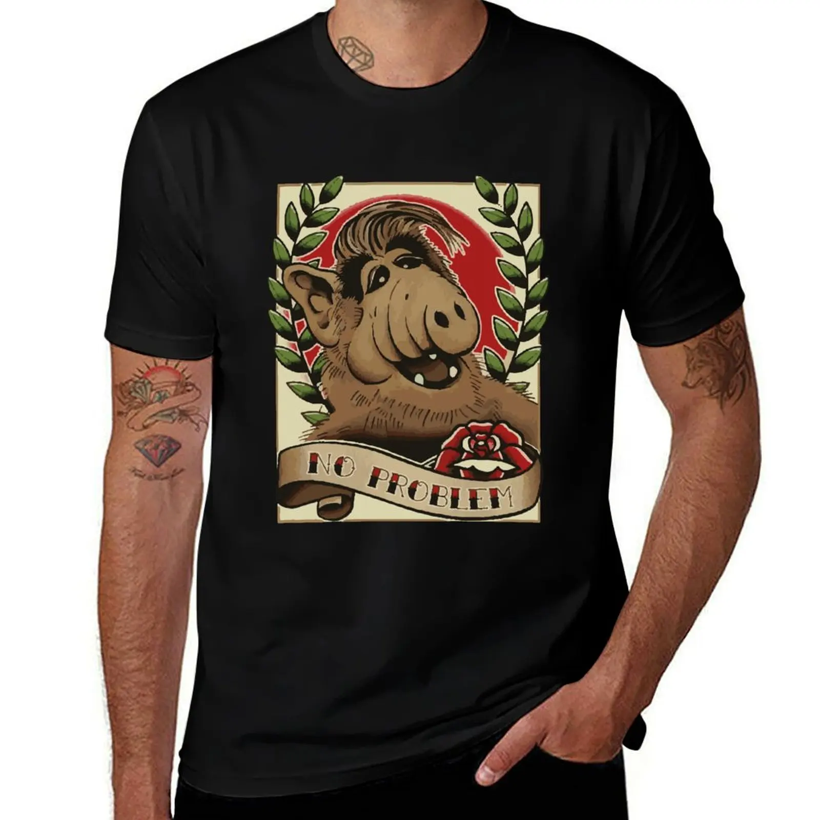 

ALF - No problem T-Shirt Stylish Print Short Sleeve Tee