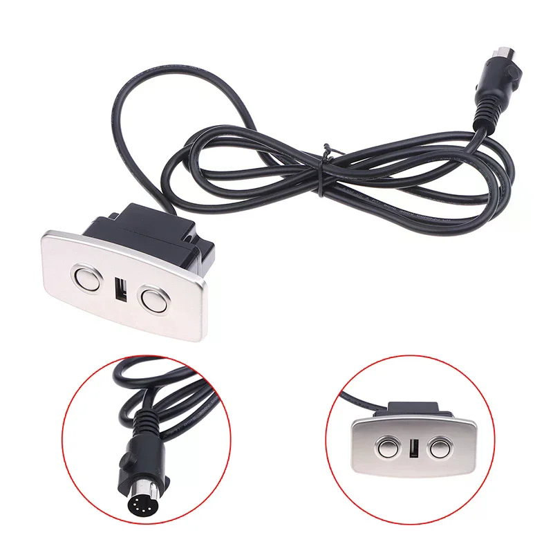 Massage Recliner Switch Controller USB Socket Charging Straight 5 Pin Electric Sofa Recliner Remote Replacement