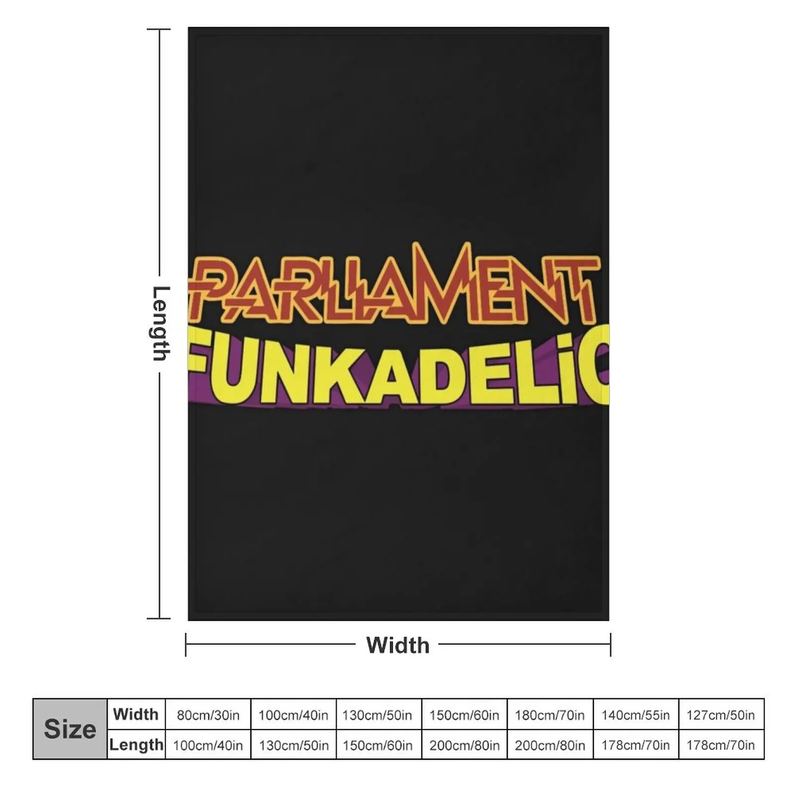 GEORGE CLINTON - PARLIAMENT - FUNKADELIC Throw Blanket Bed linens Furrys Blankets