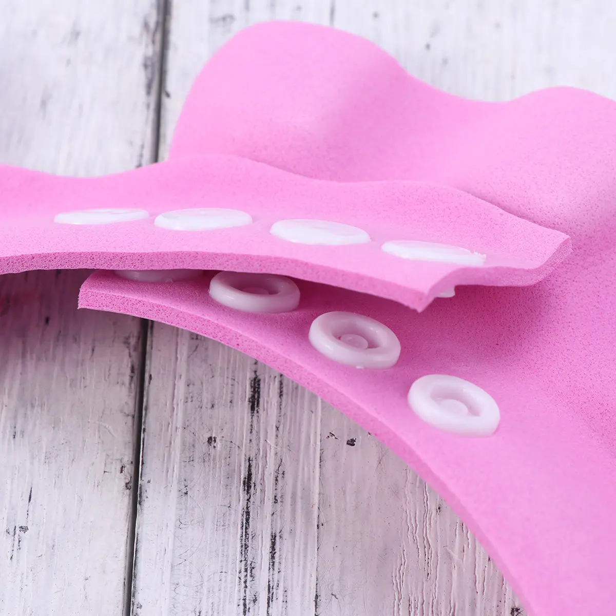 Pink Adjustable Ultra-Light Eva Waterproof Baby Shower Bathing Cap Shampoo Protector Heat Resistant for Kids Head Girth Above