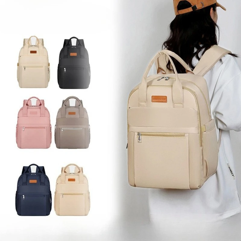 

Large-capacity Baby Backpack Folding Mommy Bags Female Mommy Outting Bag Diaper Mummy Bag Lightweight Portable Folding Crib Bed