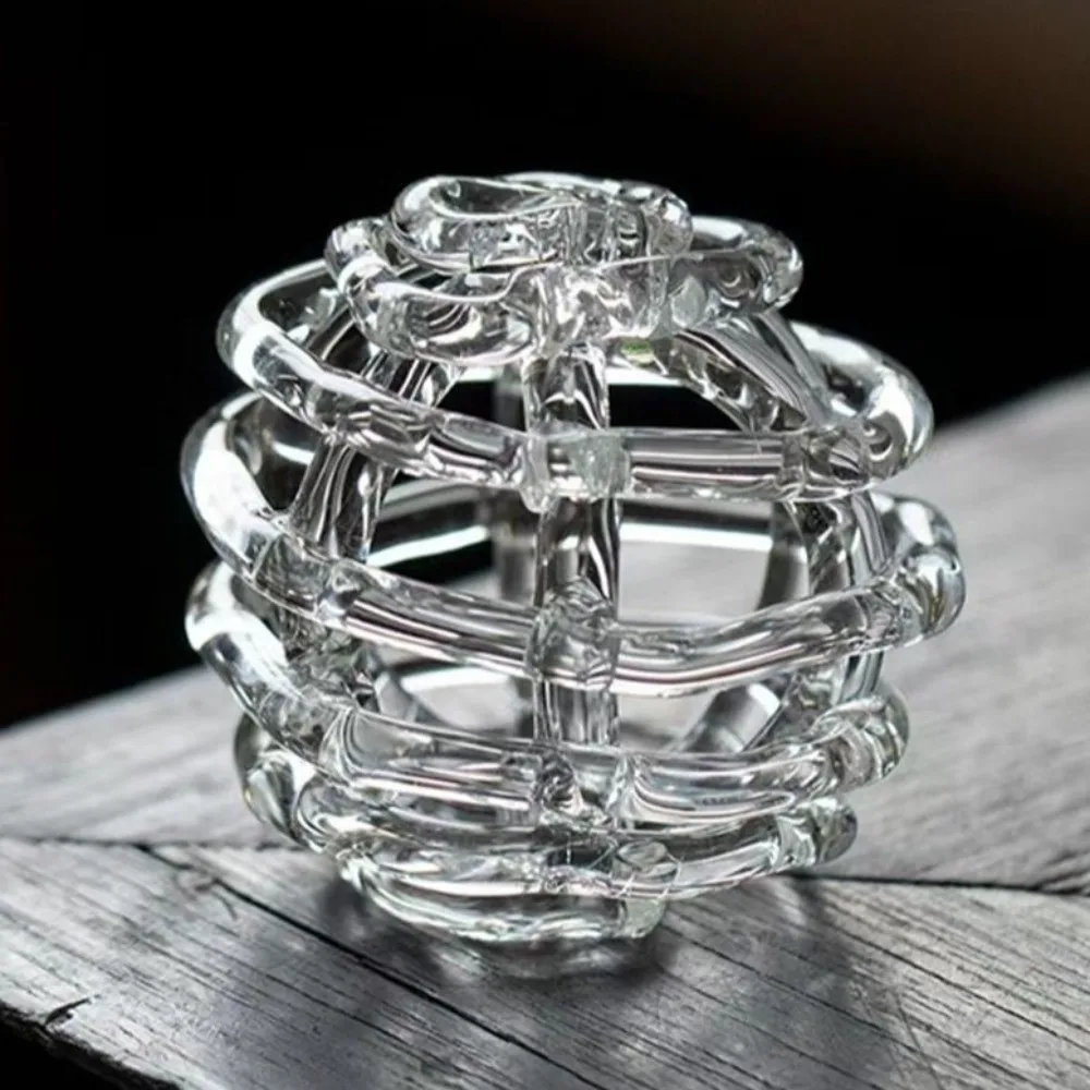 Unique Transparent Glass Ball Vase Zen-Inspired Design Home Decor Desktop Decoration Vase Bees Shaped Flower Vase Home