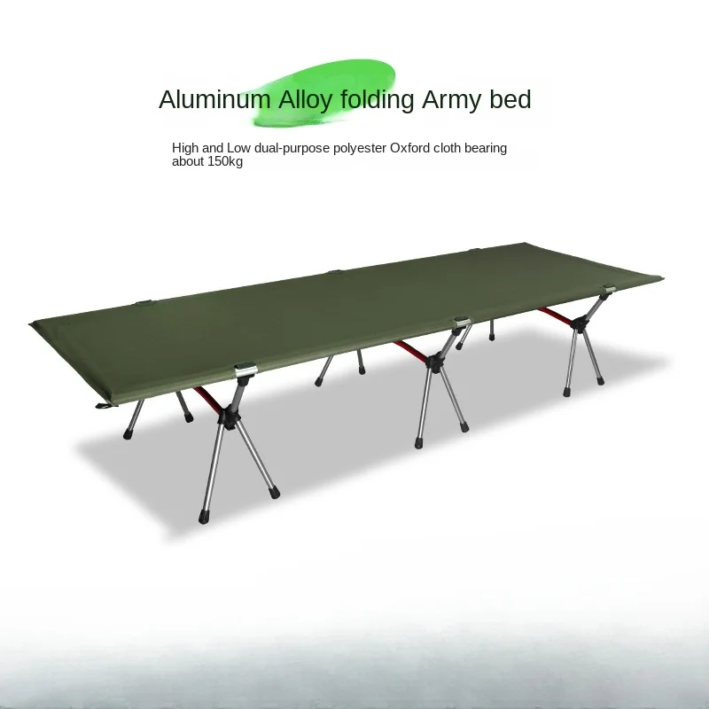 Portable Ultralight Camping Bed Outdoor Single Folding Chair Bed Multifunctional Bed Outdoor Camping Tools Survival Supplies