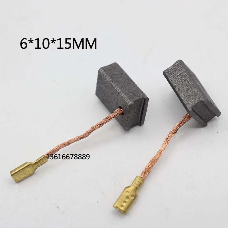 6*10*15 Shenheng 100 huge 100-5 slot king 133 rhinestone brush plug type power tool carbon brush