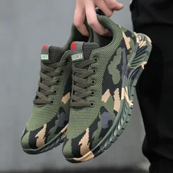 Spring Camouflage Sports Shoes Men Women New Fashion Couples Outdoor Exploration Mountaineering Shoes Anti Slip Casual Shoes