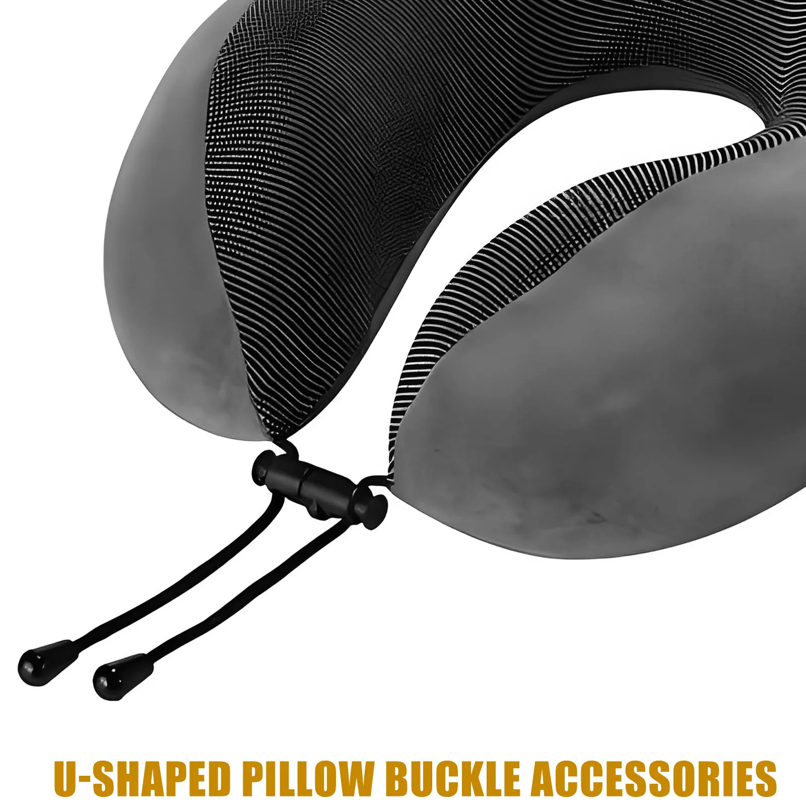 6Pcs Neck Pillow Rope Elastic Adjustable Strap Travel Pillow Fixing Rope Replacement Cord Adjustable Cord Fastener