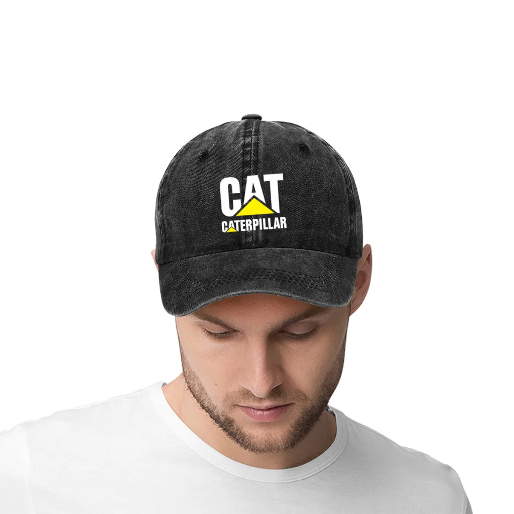 Gorra de béisbol CAT-CATERPILLAR para hombre, gorro ajustable Unisex