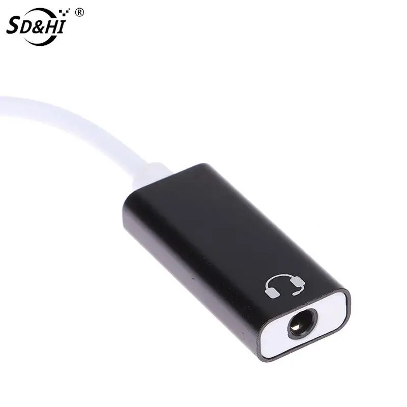 USB Sound Card External 3.5Mm Jack USB Adapter USB Ke MIC Speaker Audio Interface Adapter untuk PC Laptop Komputer