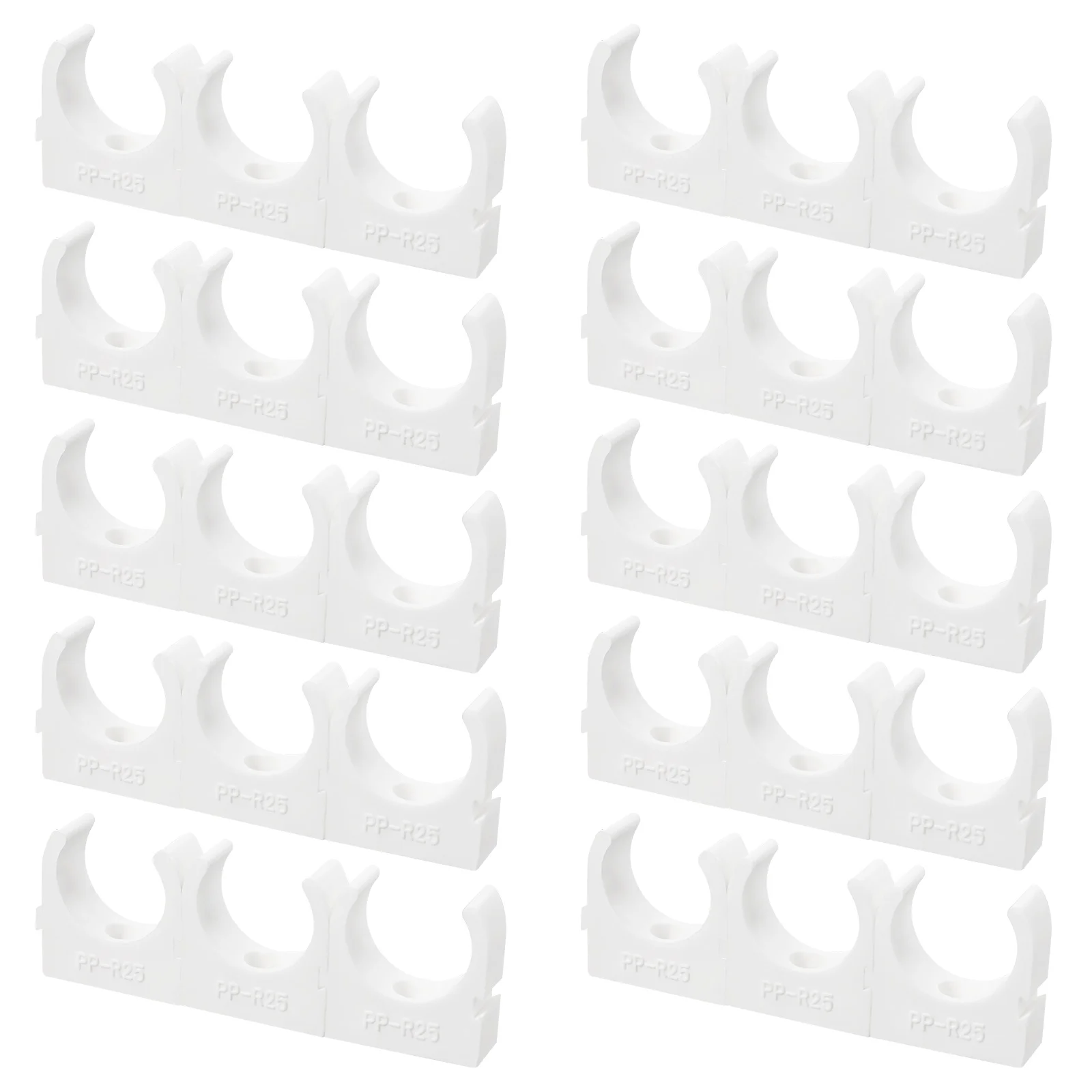 

50 Pcs Supporting Clips Wire Organizer Clamp Pipe Holders Tube Clamps U-Hook Hose