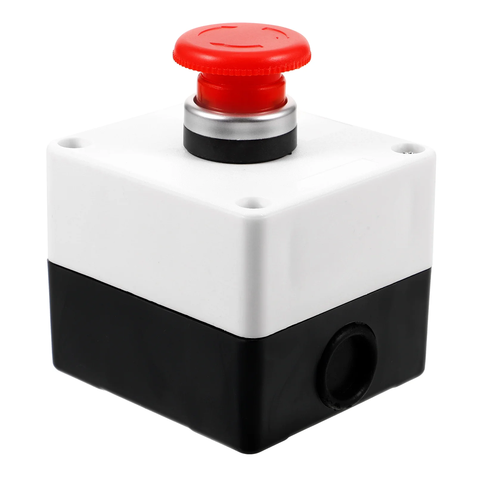 

Emergency Operation Box Momentary Push Button Switch Red Mushroom Anti Misoperation Control Box Station Selector