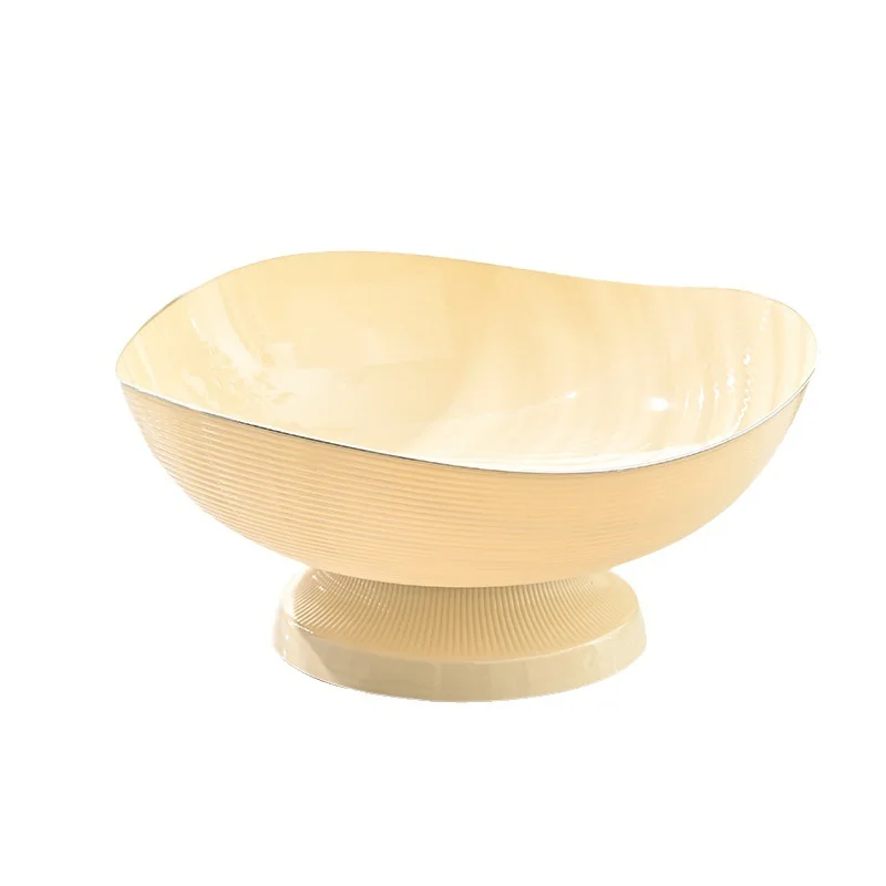 

plate home living room coffee table, candy snack plate light luxury, high value can drain, large capacity fruit plate