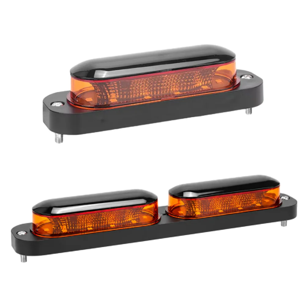1pc LED Stobe Side Marker Light For trucks trailers tractors caravans RVs and other vehicles matching mounting structures