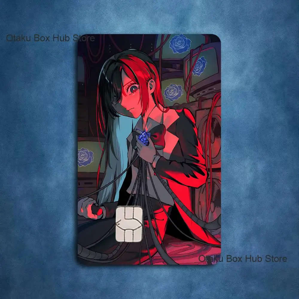 Virtual Singer A-Ado K-KyogenS Art Anime Front Cover Film Sticker Skin For Credit Debit Card Small Large Chip