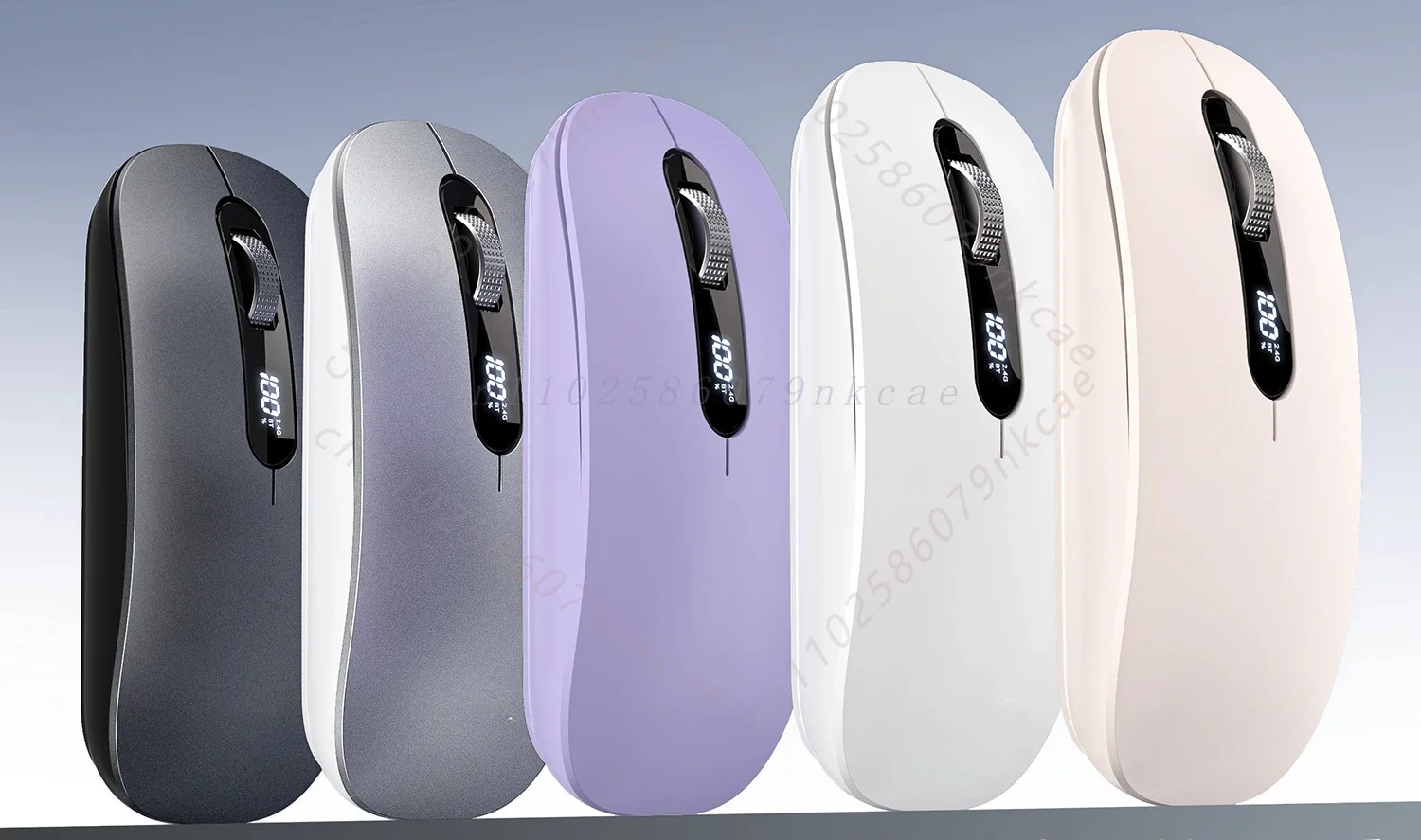 For Acer wireless Bluetooth dual-mode mouse charging digital display silent notebook desktop tablet universal