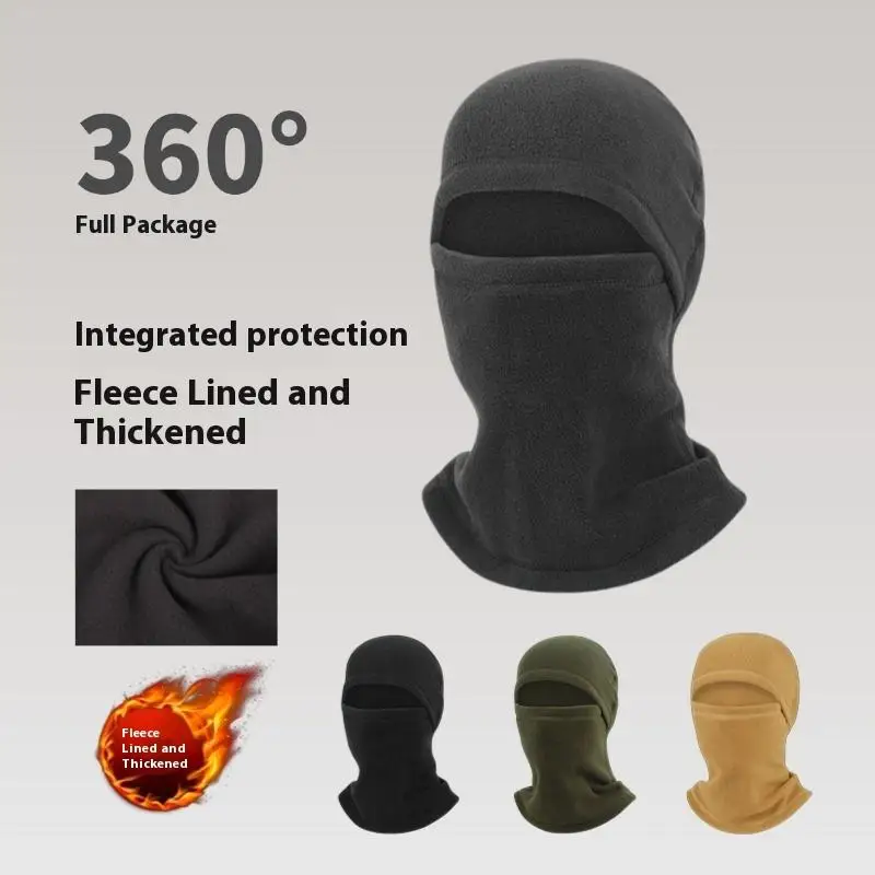 Unisex Polar-fleece Balaclava, Winter Thermal Windproof Ski Mask, Ideal for Outdoor Cycling and Motorcycle Face Cover.