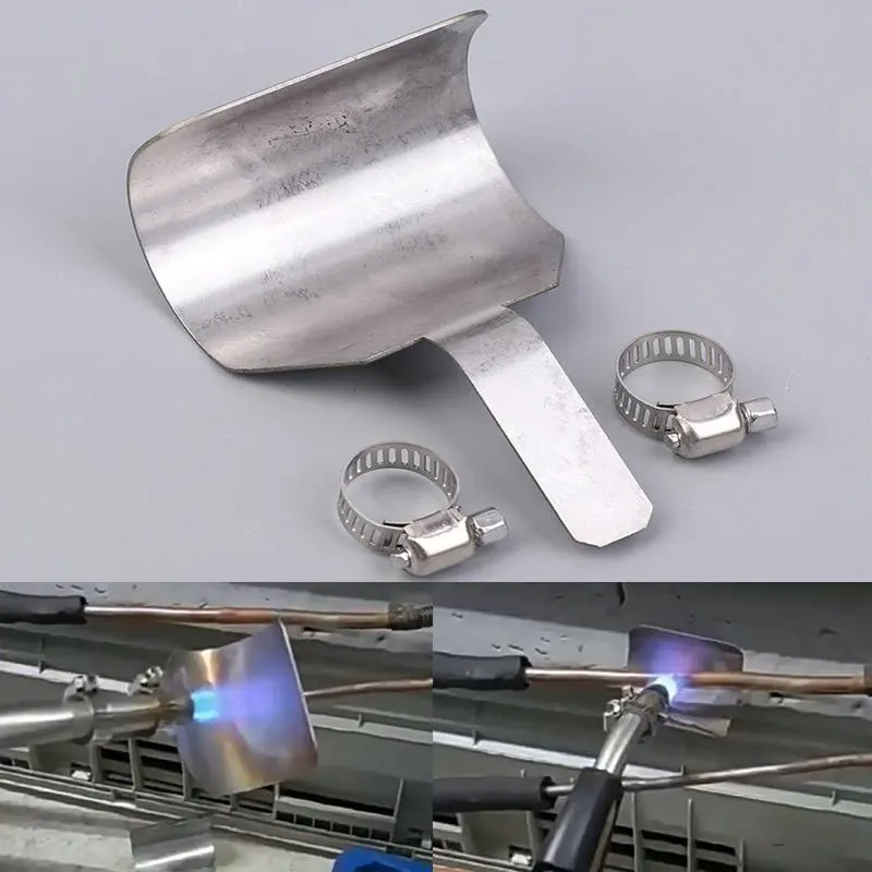 Gas Torch Welding Torch Heat Shield Air Conditioning Pipe Welding Fire Shield Plate Copper Tube Welding Auxiliary Tool