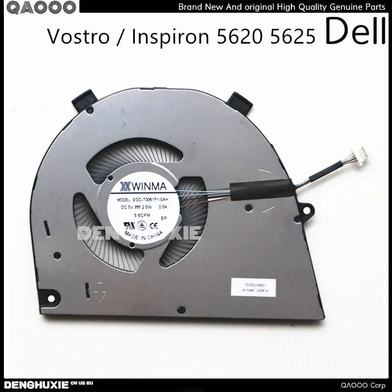 CN-0T8R2T FOR DELL Inspiron 5620 5625  / Vostro 5620 5625 16 5630 CPU COOLING FAN