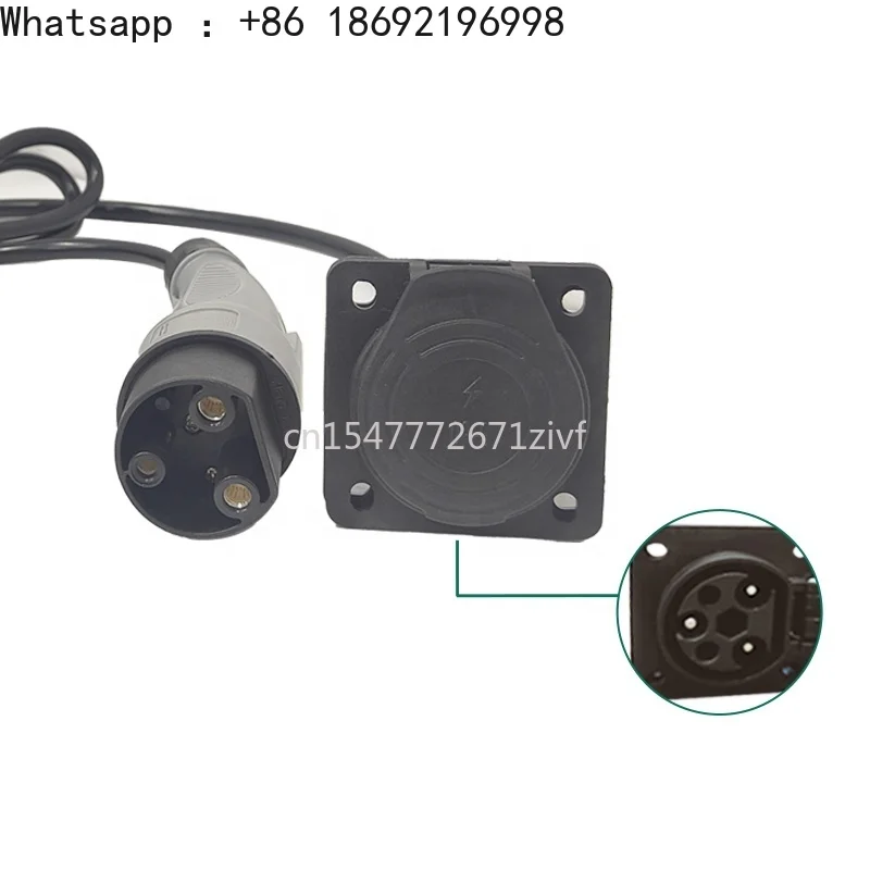 

Golf Cart S60 Charger And Socket AC/DC 220V 16A/32A Plug for Golf Cart Charging
