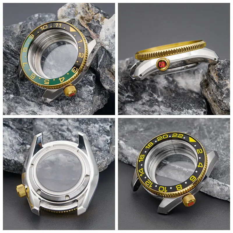 Watch Case Design SPB185 SPB187 Ceramic Bezel 200M Waterproof Fit 7S26 NH35 NH36 4R/6R Automatic Watch Repair Parts