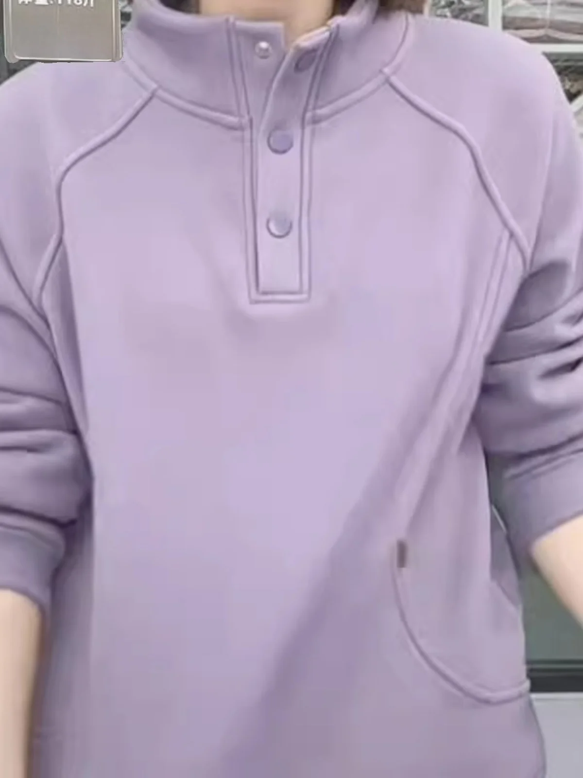 Double-Sided Thiened Warm Sweatirt Women's Loose Base Layer irt Faionable Autumn Winter New Sle Large Size Top