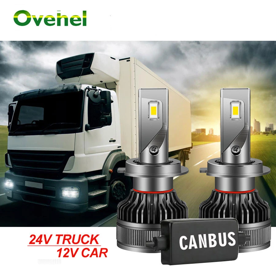 

OVEHEL110W 30000 к Canbus Led автомобилей головной светильник 9006/HB4 9005/HB3 H1 H8 H7 H4 H11 H9 9012(HIR2) 3570 чип светильник 6000K 24V для грузовика