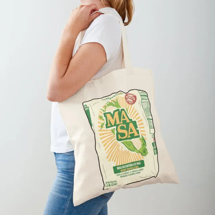 Bolsa de mano Masa Harina Tortilla, bolsas de entrega gratuitas, bolsa de mano de lona, bolsas grandes para mujer, bolsas para dulces