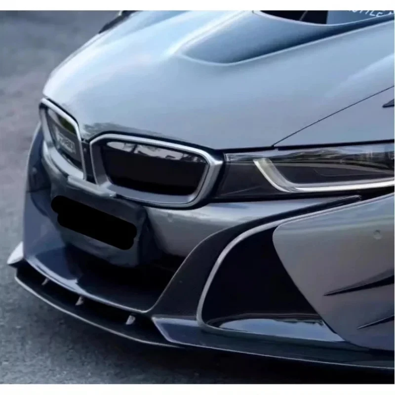 High Quality Premium Accsori True Carbon Fiber Forged Bumper Lip Front Spoiler Kit I EB Style Car Parts Body Durle