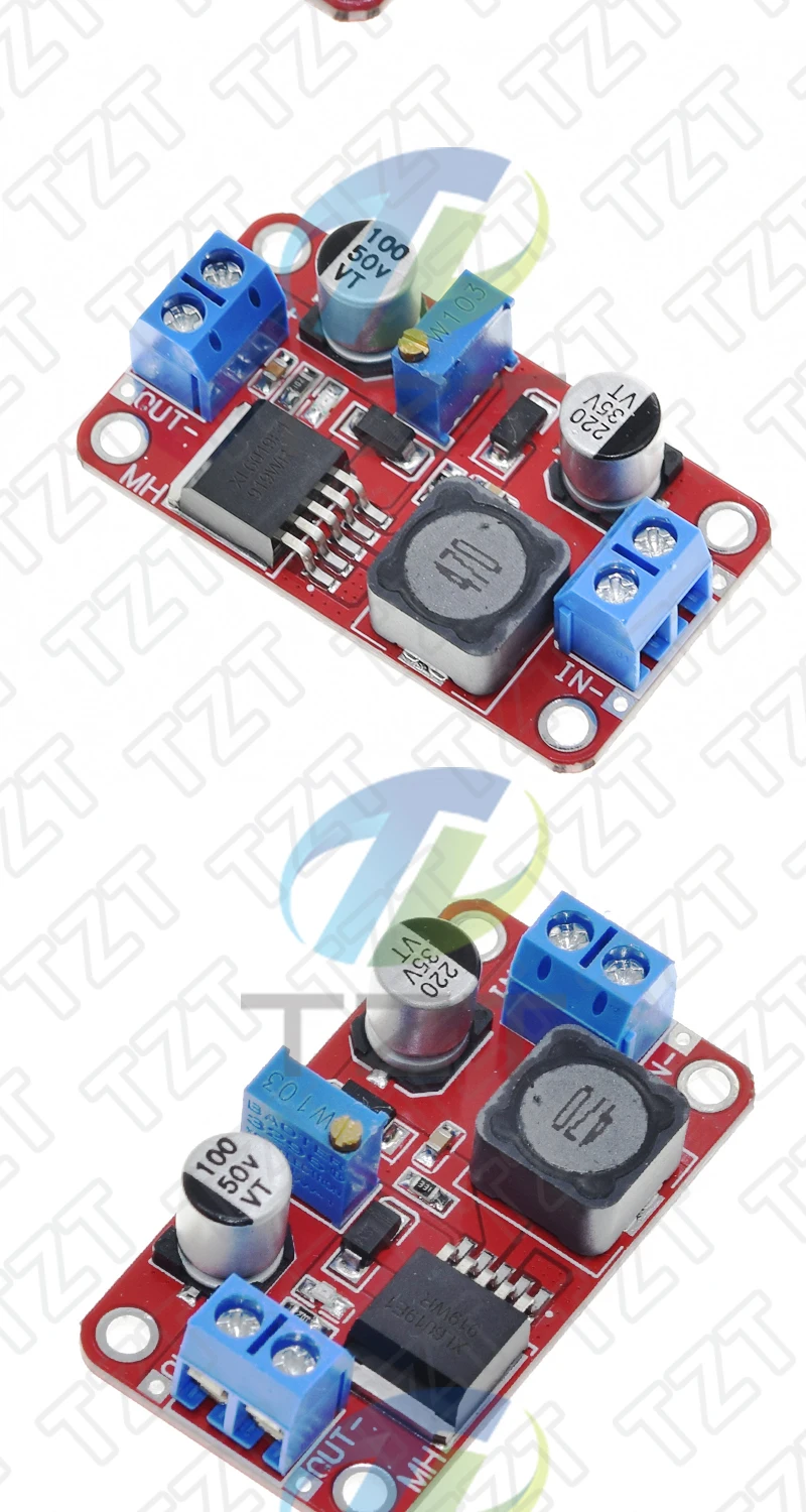 1/3PCS 5A DC-DC Step Up Power Modul Boost Volt Konverter 3,3 V-35V zu 5V 6V 9V 12V 24V XL6019 – Detail 5