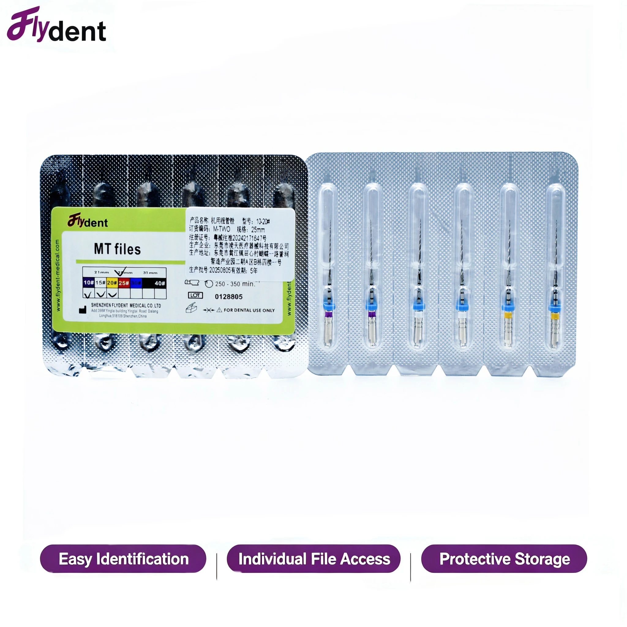

Dental S-shaped cross-section Rotary Niti Files MT Files Dental Root Canal Files Endodontic Instruments