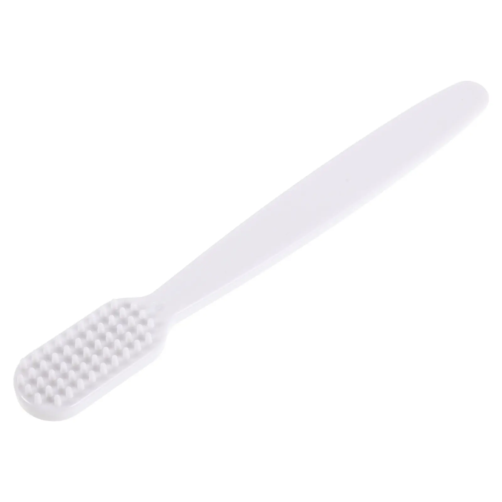 

Tongue Scraper 5.4 Inches Plastic White Reusable Adult Tongue Cleaning Brush Deep Clean Portable Travel Oral Hygiene