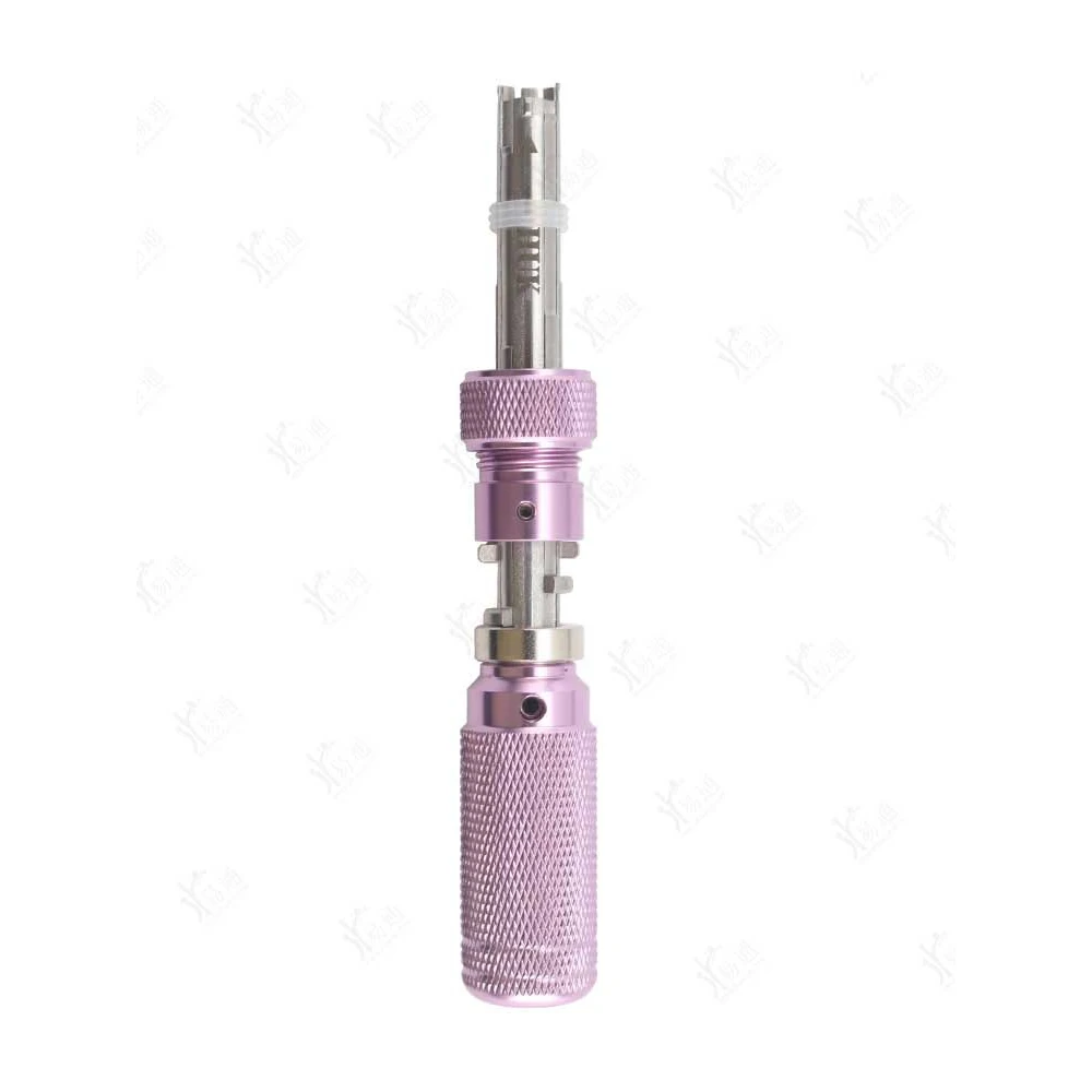 For HUK Purple Color (extended with locking) Six-generation Plum Blossom Tool Locksmith Tool