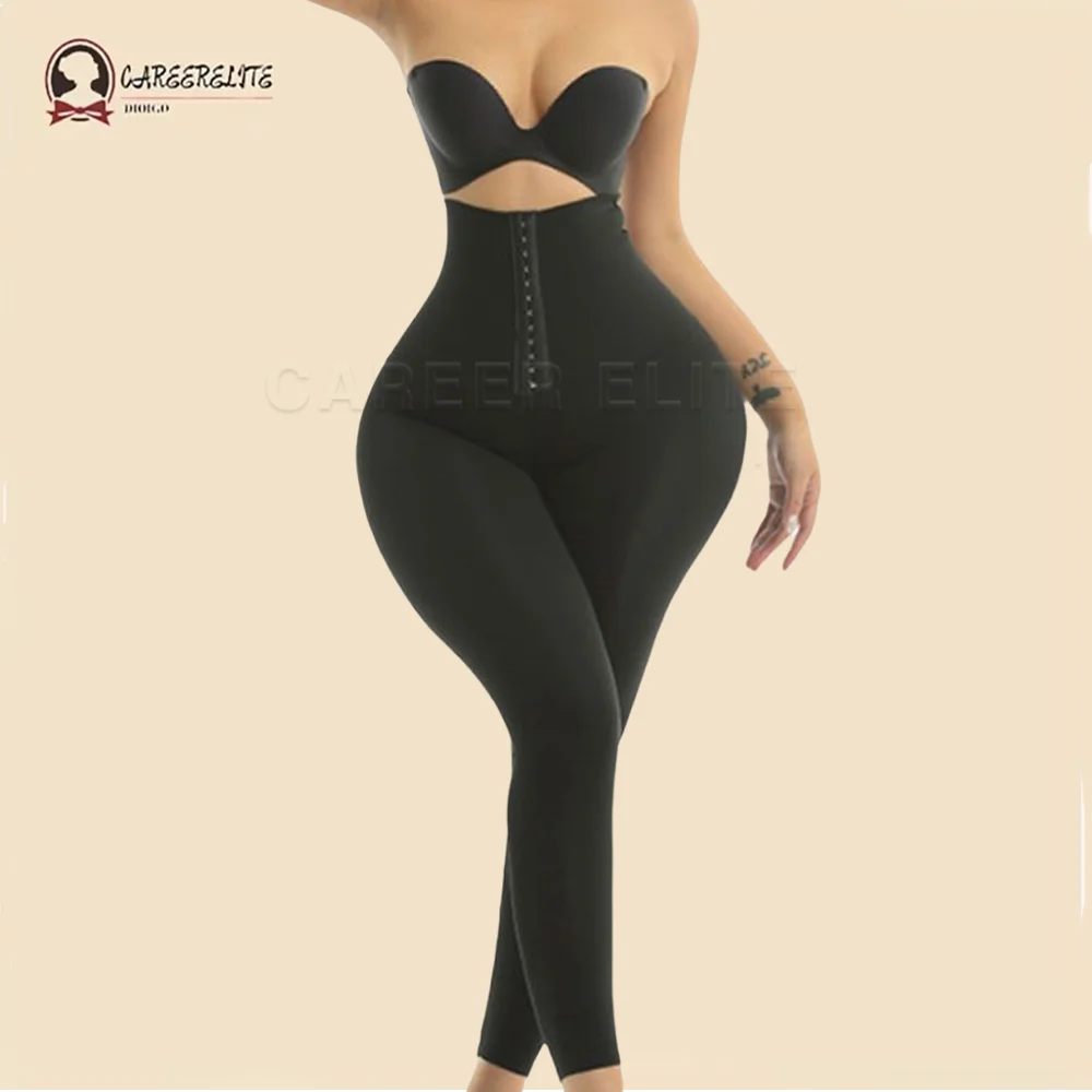 Women Body Shaper Fajas High Waist Shaping Pants Abdomen Control Shapewear Hip Raise  Stretch Sexy Yoga Leggings Waist Trainer