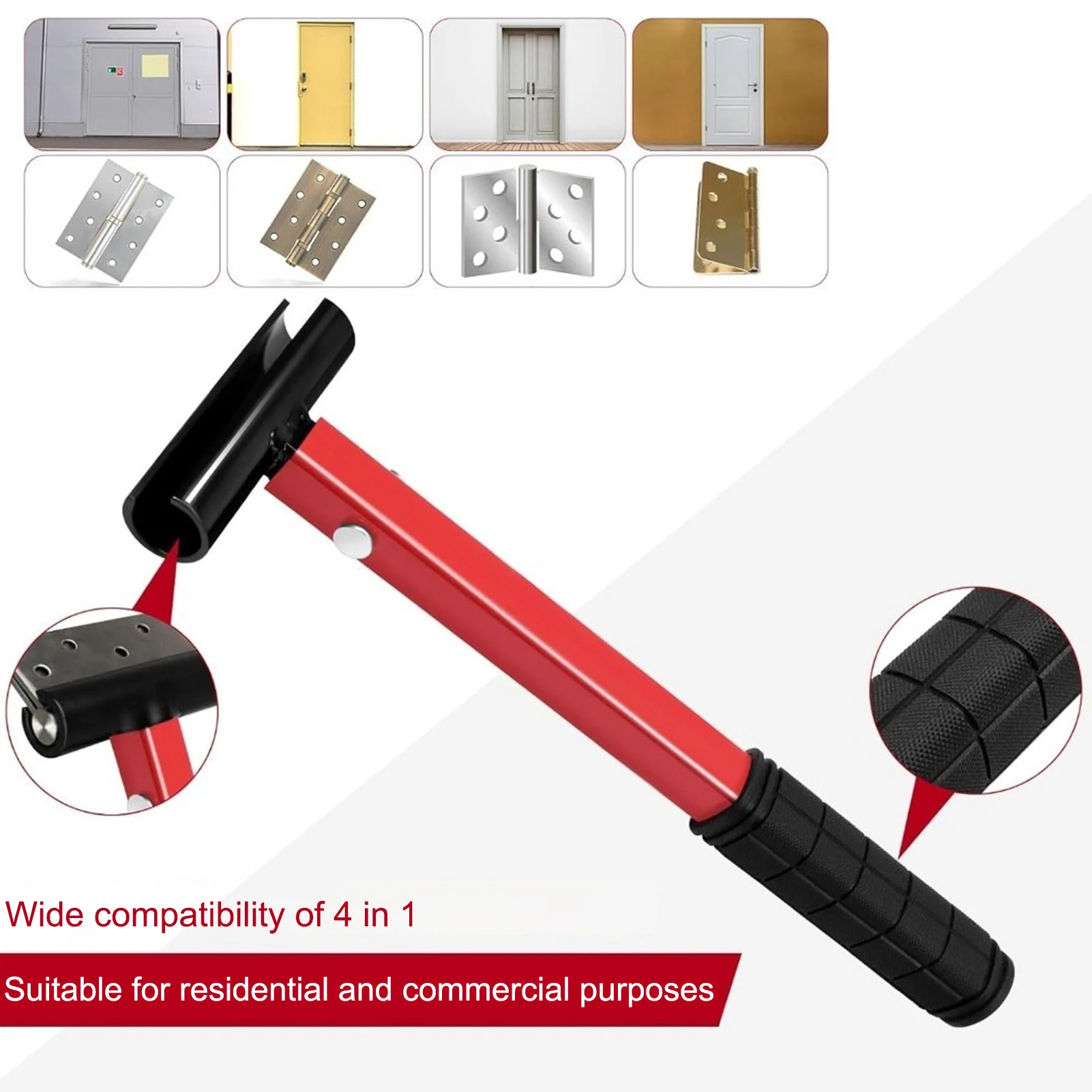 

Hinge Gap Adjusting Wrench Kit with Comfortable Grip Hinge Adjust Wrench for Residential and Commercial Household Repair Tool